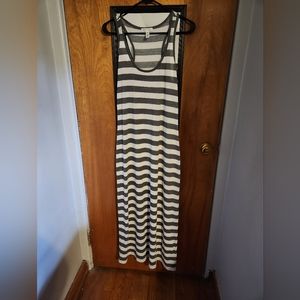 Striped maxi dress